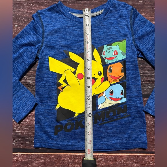 5 for $10 Jumping Beans Active Boys Pokémon Long Sleeve Tee Size 4 - Picture 4 of 4